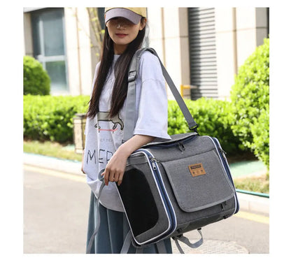 Bicycle Carrying Cat Dog Pet Bag Portable Backpack Organizer