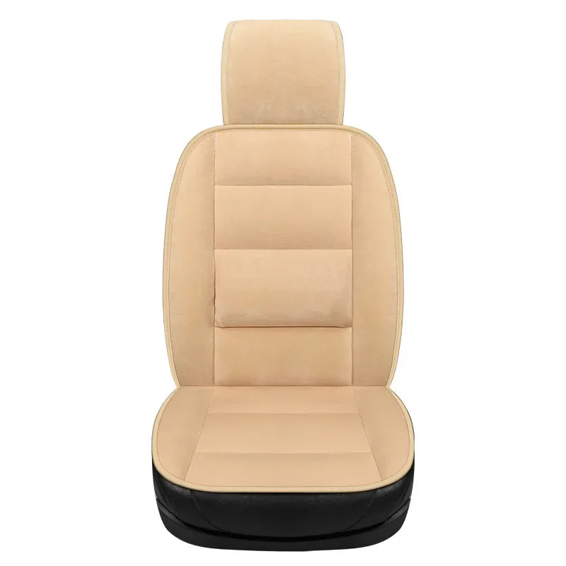 Car Plush Solid Waist Wear-resistant Winter Warm Comfort General Seat Cushion