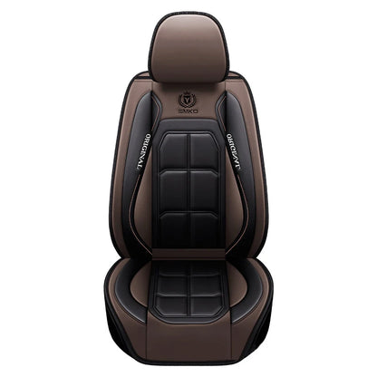 Car Luxury Pu Leather Universal Auto Front Seat Protective Seat Cushion