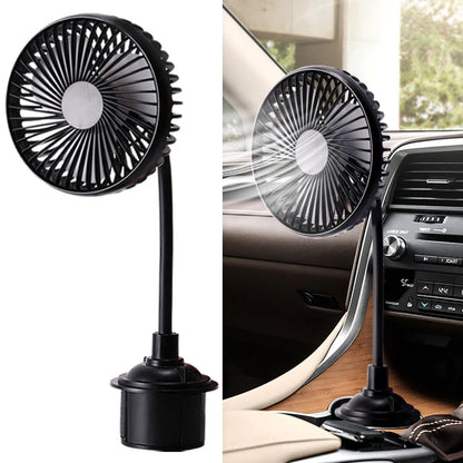Car USB 3 Speed Powerful Quiet Rotatable Cooler Fan