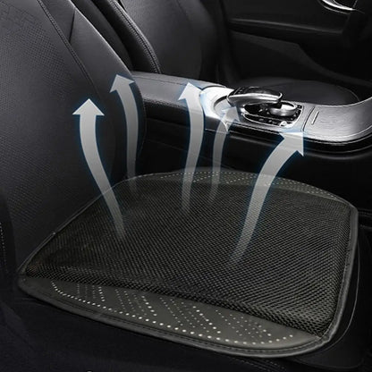 Cooling Car Seat Cushion Driver Seat Cushion with 5 Fans Breathable Three-Speed Adjustable Pad