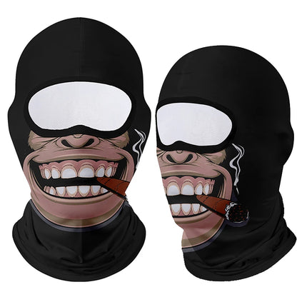Motorcycle Face Mask Clown Ghost Skull Breathable Windproof UV Sun Dust Protective Mask