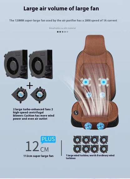 12V Summer Cool Cushion Seat Ventilation Car Cushion Air Conditioning Cooling