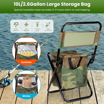 Camping Portable Foldable Fishing Camping Lightweight Folding Chair