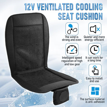 Car 3D Spacer DC 12V Summer Cool Air Seat Cushion
