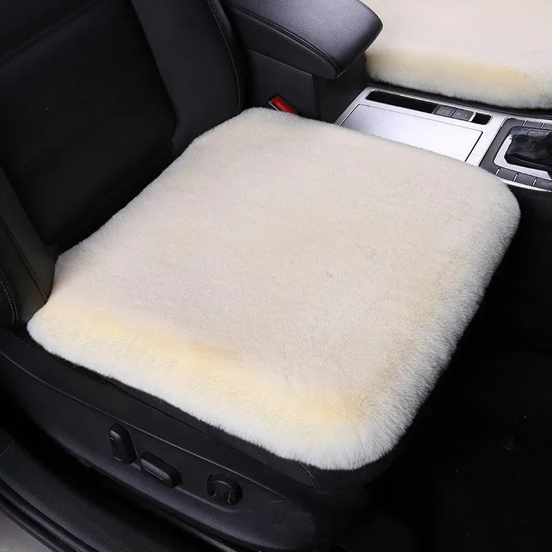 Universal Car Front Seat Plush Winter Warm Soft Seat Cushion