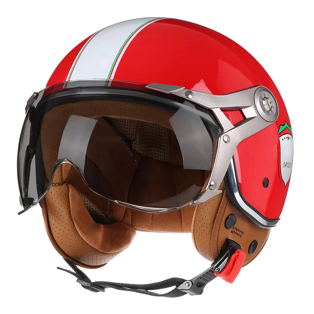 Motorcycle Helmet Vintage Chopper Bike Scooter 3/4 motorcycle Helmet