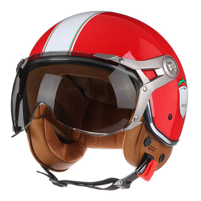 Motorcycle Helmet Vintage Chopper Bike Scooter 3/4 motorcycle Helmet