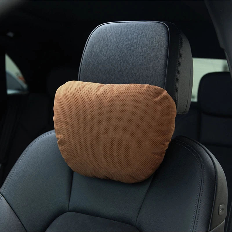 Car Auto Super Soft Headrest Neck Support Breathable Pillow Protector