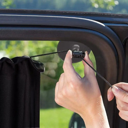 2Pcs Car Heat Insulation Sunshade Sun Protection Side Window Curtain