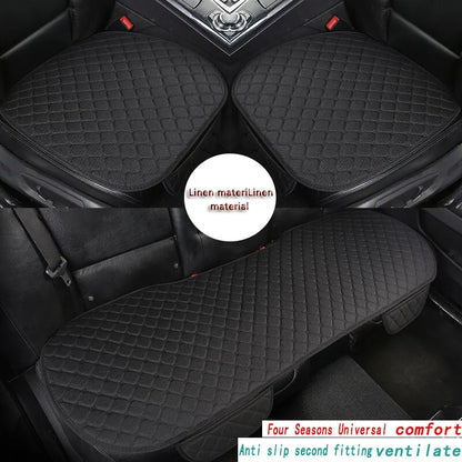 Car Linen Quilted Embroidered Cushion Four Seasons Universal Three-piece Set