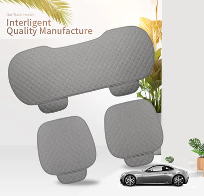 Car Linen Quilted Embroidered Cushion Four Seasons Universal Three-piece Set