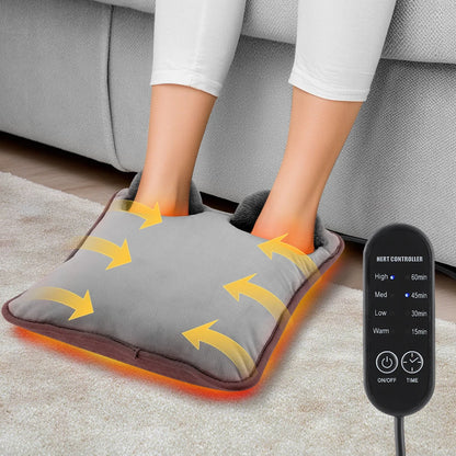 Home Office Electric Foot Fast Heating Pad Foot Warmer Heater Mat with 4 Heat Levels