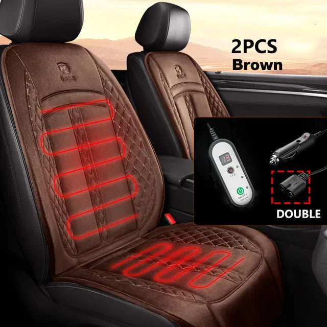 12V/24V Car Seat Heater 120CM Lengthen Heated Car Seat Cover  Warm Car Heating Mat
