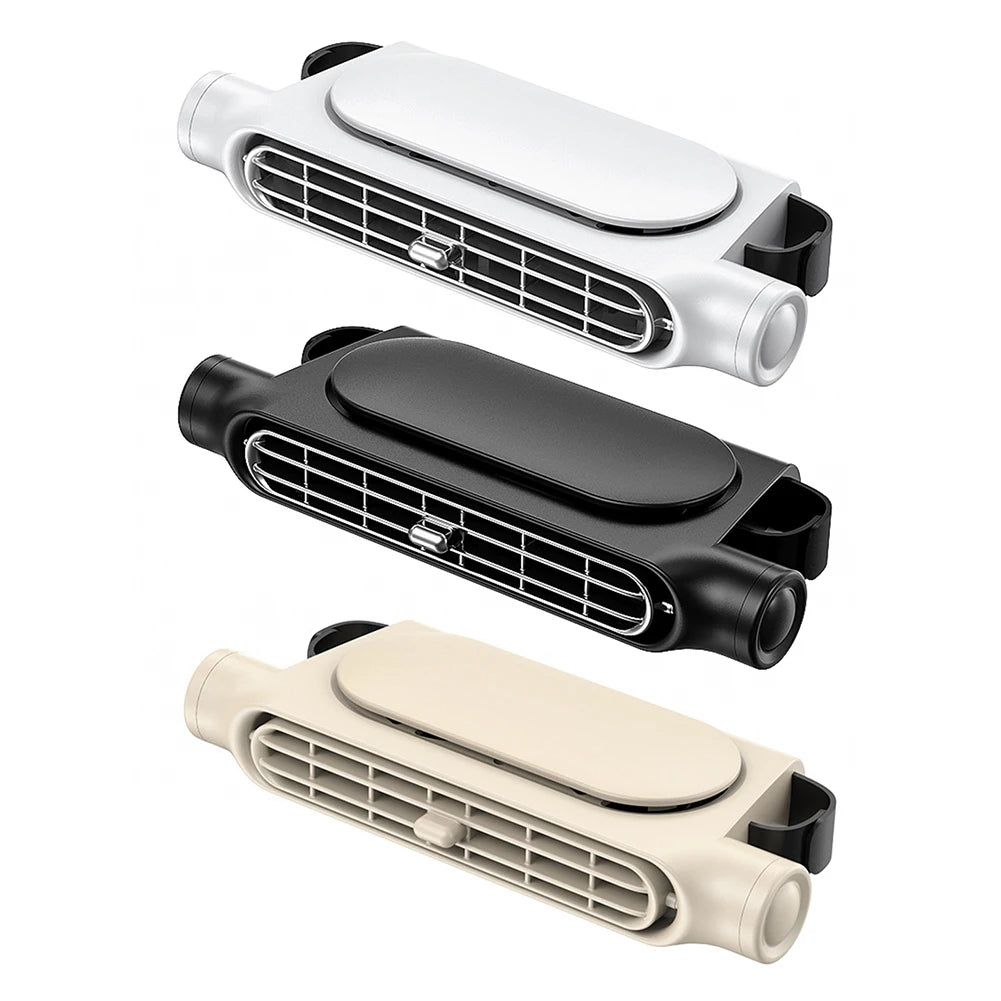 Car Seat Fan 3 Speeds Adjustable Headrest Cooling Air Fan