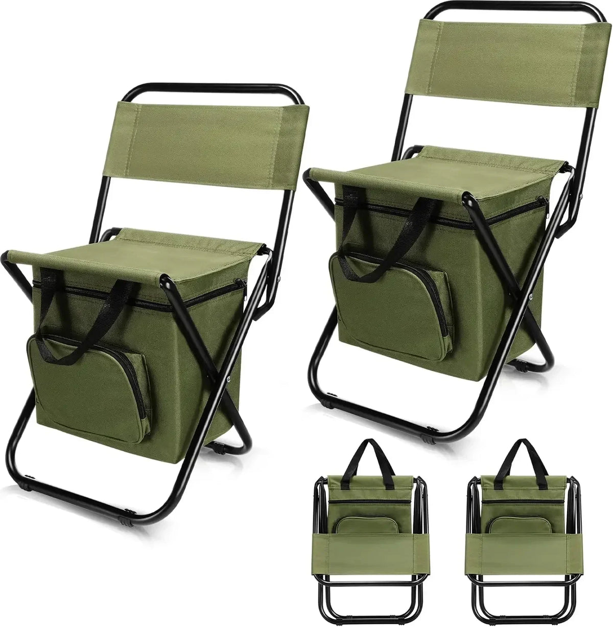 Outdoor Camping Beach Fishing Chair Detachable Portable Folding Seat Chairs