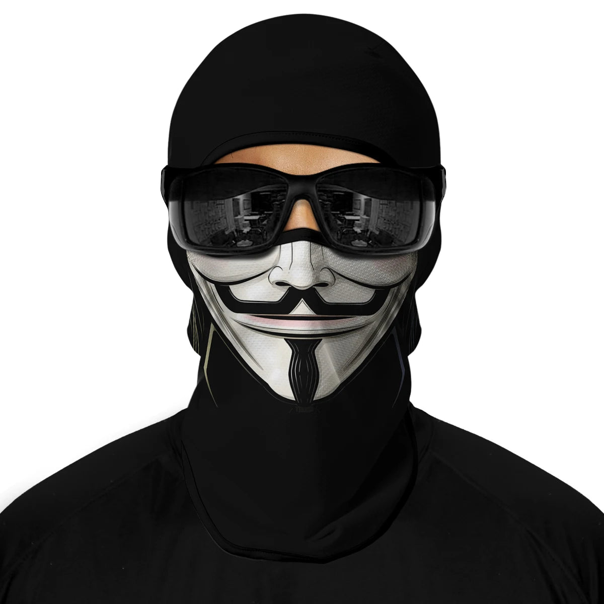 Motorcycle Full Face Sun Protection Lining Summer Breathable Skull Halloween Masks