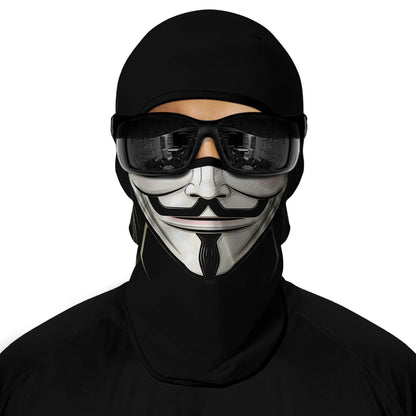 Motorcycle Full Face Sun Protection Lining Summer Breathable Skull Halloween Masks