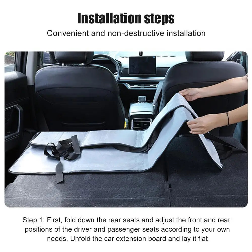 Bed Car Hood Protection SUV Car In Car Rear Seat Sleeping Mat Folding Extension Board