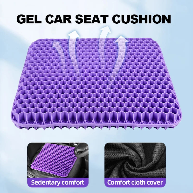 Car Gel Seat Summer Breathable Honeycomb Cushion