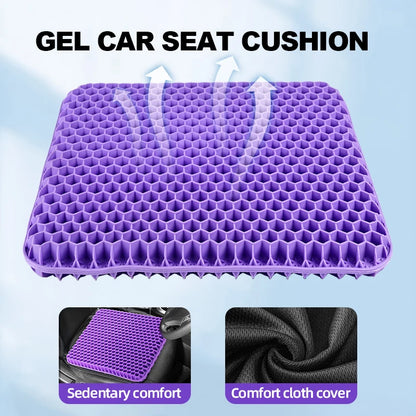 Car Gel Seat Summer Breathable Honeycomb Cushion