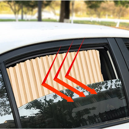 2PCS Car Magnetic Sunshade Window Curtain Privacy Sun UV Protection