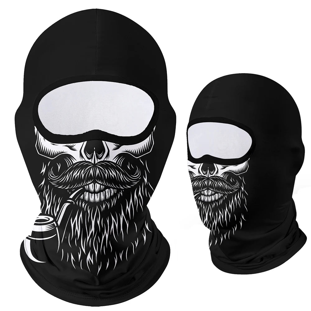 Motorcycle Face Mask Clown Ghost Skull Breathable Windproof UV Sun Dust Protective Mask
