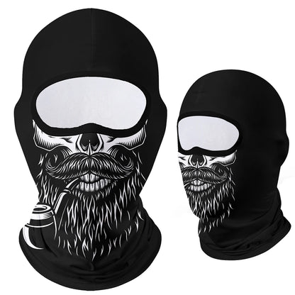 Motorcycle Face Mask Clown Ghost Skull Breathable Windproof UV Sun Dust Protective Mask