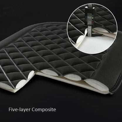 Car Driver Comfort Memory Foam Non-Slip Rubber Vehicles Office Seat Cover