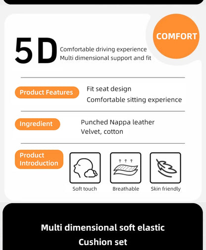 Car Breathable Split Sitting Rear Seat Protector Cushion