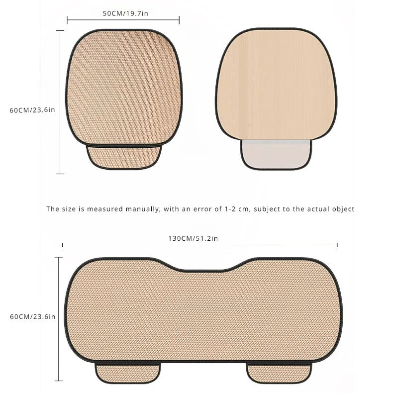 Car Summer Cool Breathable Seat Cushion 3 pcs