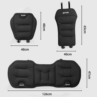 Car Breathable Split Sitting Rear Seat Protector Cushion