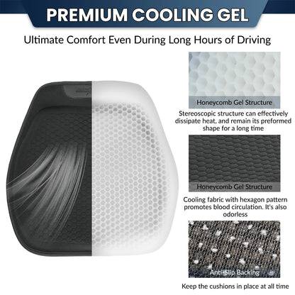 Car Office Comfort Gel Soft Pressure Relief Seat Cushion