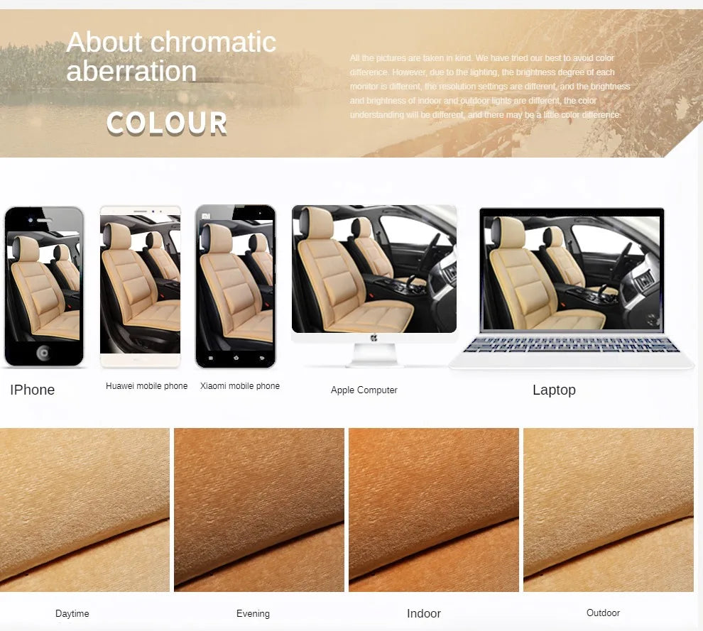 Car Plush Solid Waist Wear-resistant Winter Warm Comfort General Seat Cushion