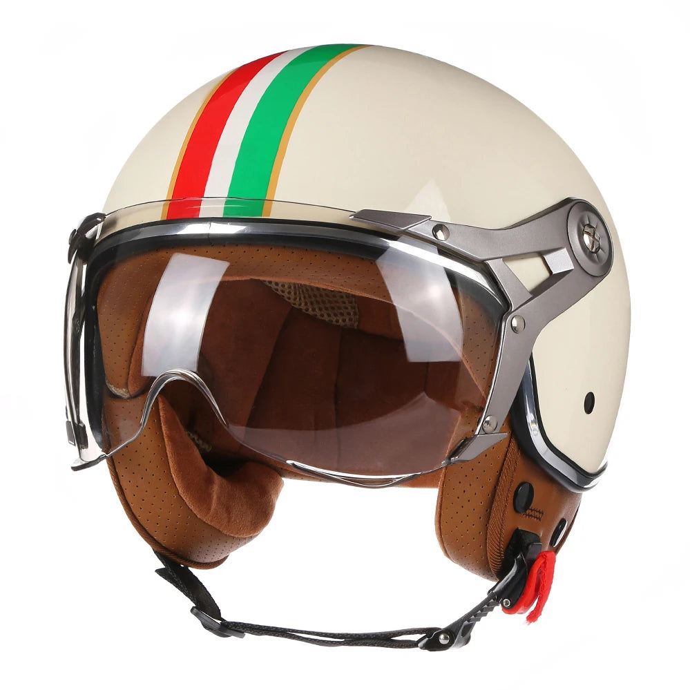 Motorcycle Helmet Vintage Chopper Bike Scooter 3/4 motorcycle Helmet