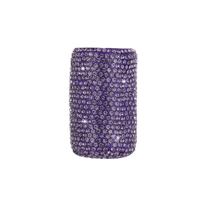 Car Lip Balm Holder Fashion Bling  Insulating Crystal Rhinestone Organizer