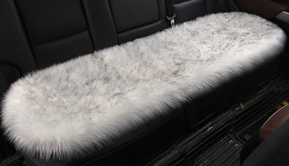 Artificial Wool Car Seat Cushion Winter Plush Auto Seat Cloak Universal Warm Car Seat Cover