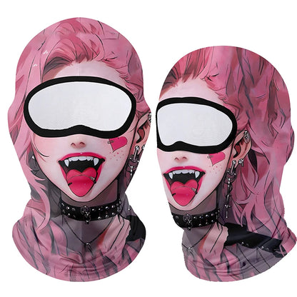 Motorcycle Face Mask Clown Ghost Skull Breathable Windproof UV Sun Dust Protective Mask