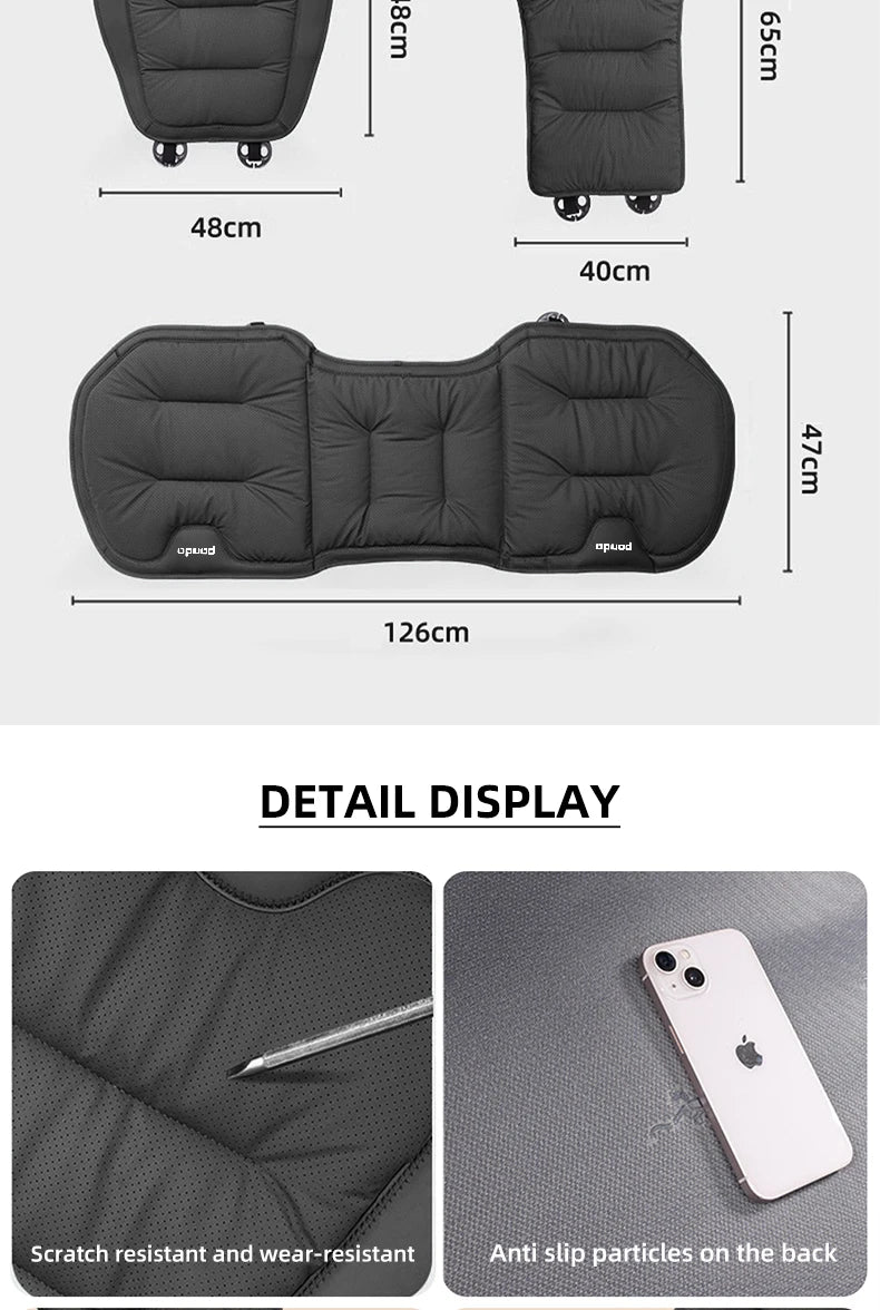 Car Breathable Split Sitting Rear Seat Protector Cushion