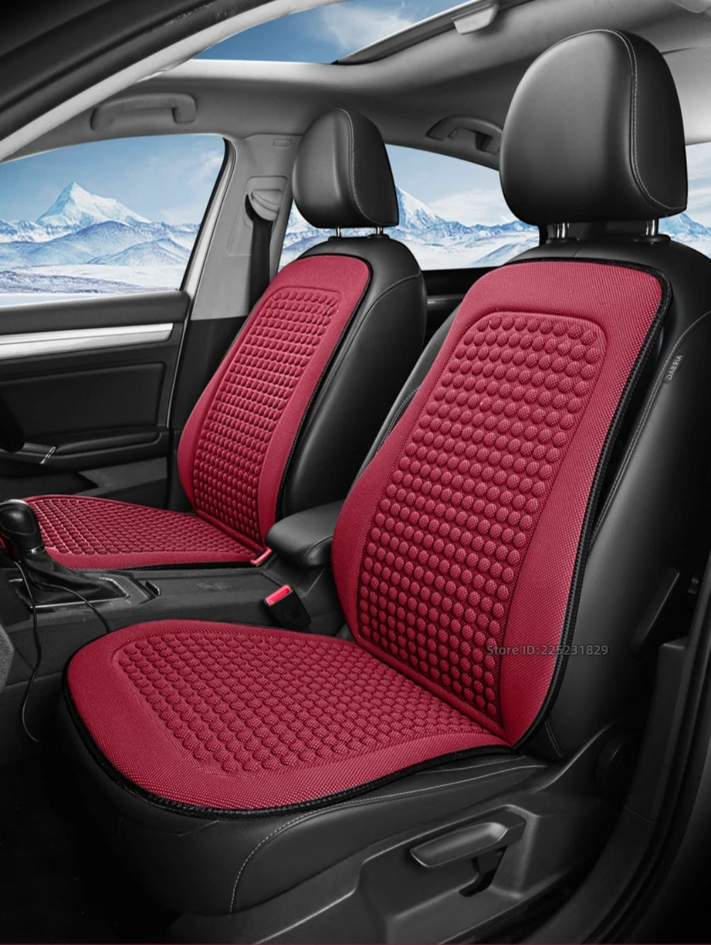 Auto Car Suv Truck Van Summer Cool Ice Silk Seat Cushion