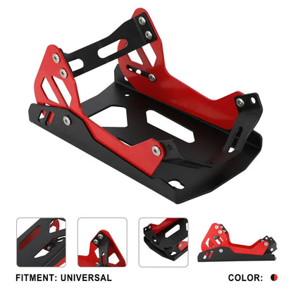 Motorcycle Heavy-duty Steel  Front Wheel Stand Wheel Chock Upright Locks