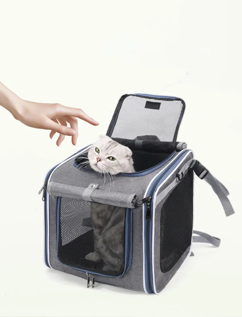 Bicycle Carrying Cat Dog Pet Bag Portable Backpack Organizer