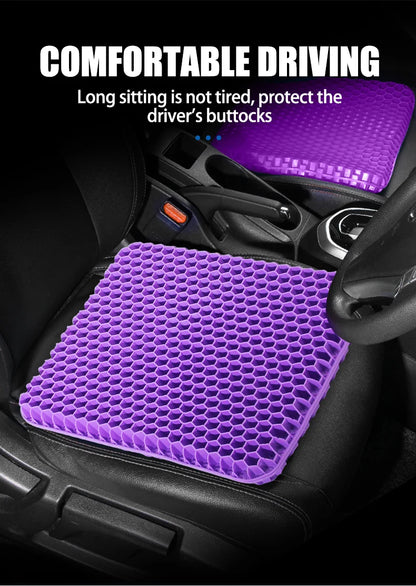 Car Gel Seat Summer Breathable Honeycomb Cushion