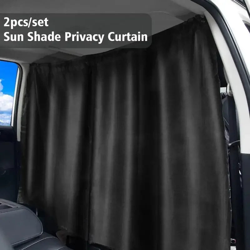 Taxi Car Isolation Curtain Partition Protection  2 Pcs/set