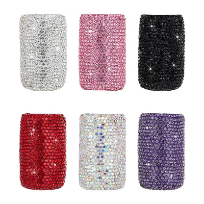 Car Lip Balm Holder Fashion Bling  Insulating Crystal Rhinestone Organizer