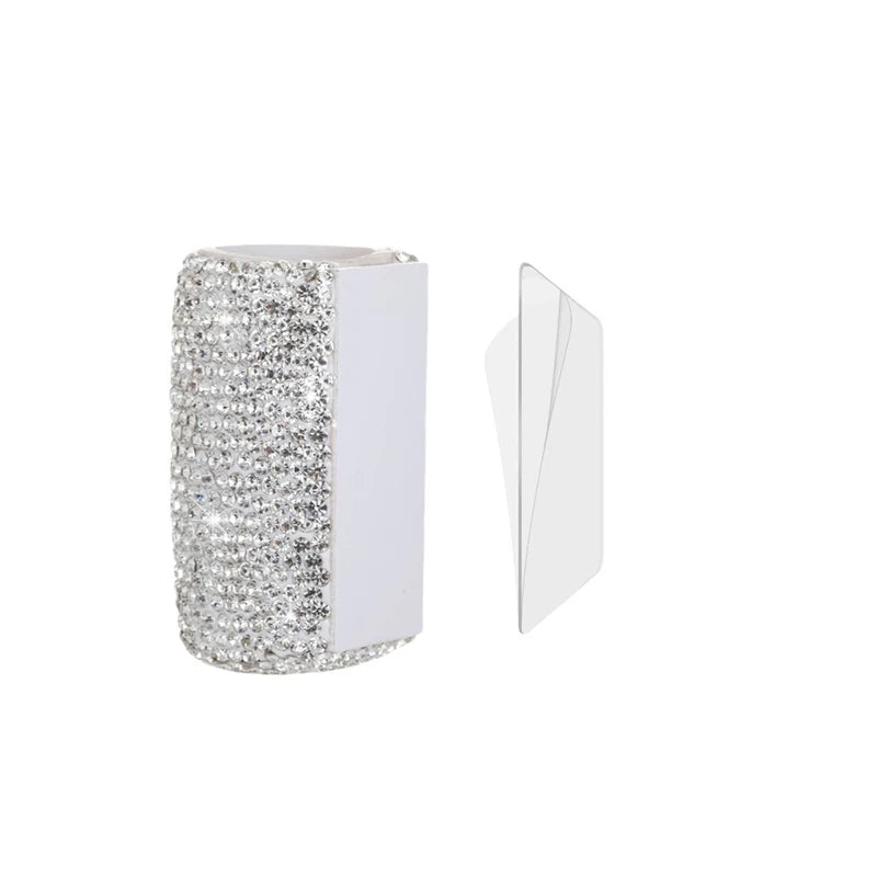 Car Lip Balm Holder Fashion Bling  Insulating Crystal Rhinestone Organizer