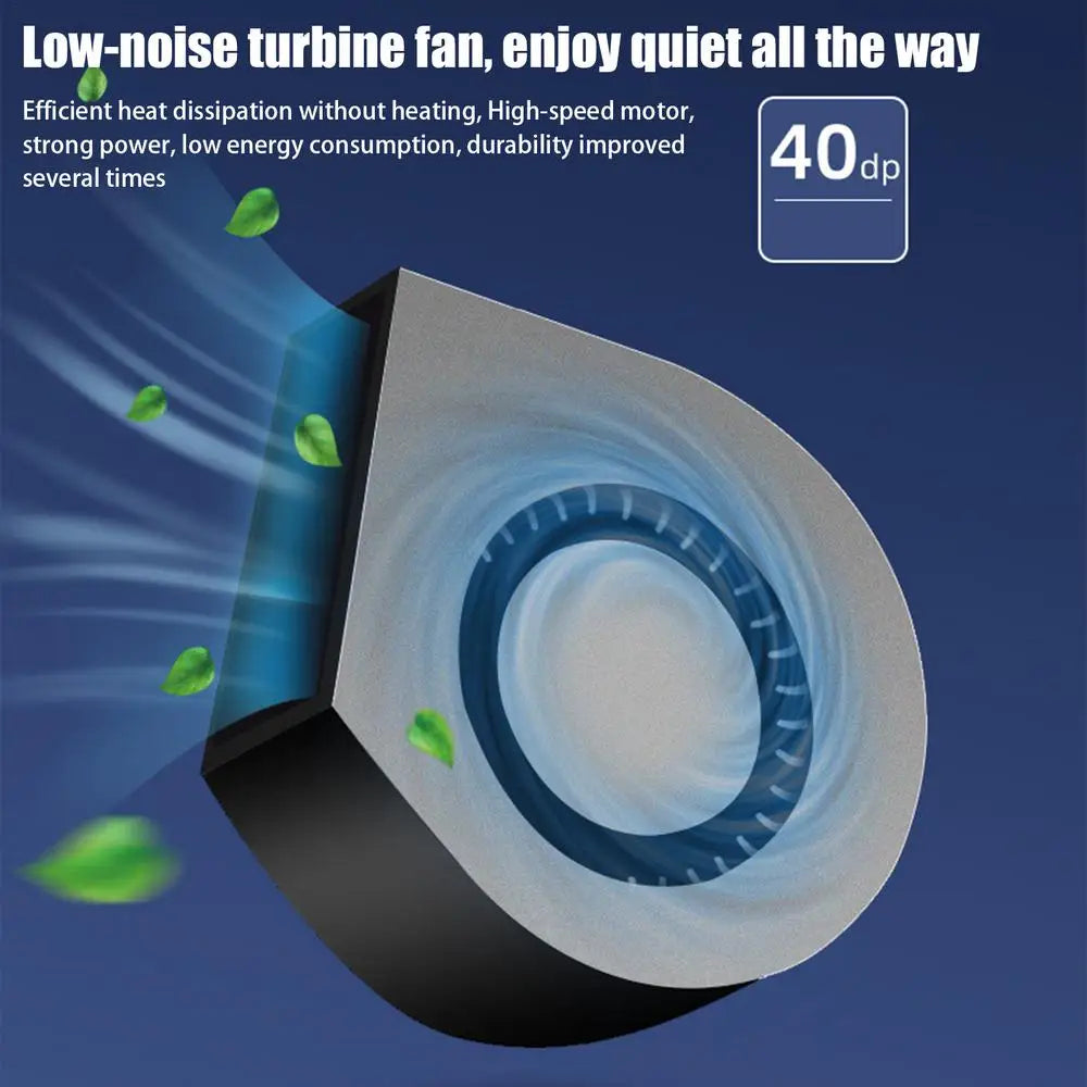 Cooling Car Seat Cushion Driver Seat Cushion with 5 Fans Breathable Three-Speed Adjustable Pad