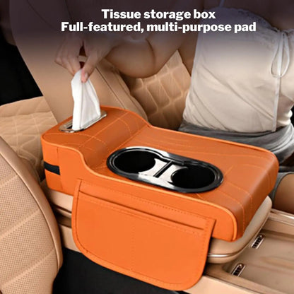 Car Armrest Cover Heightening Pad Storage Organizer