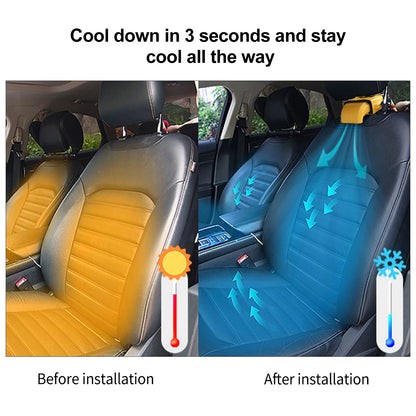 12V Electric Portable Cooling Heating Fans Heater 150w