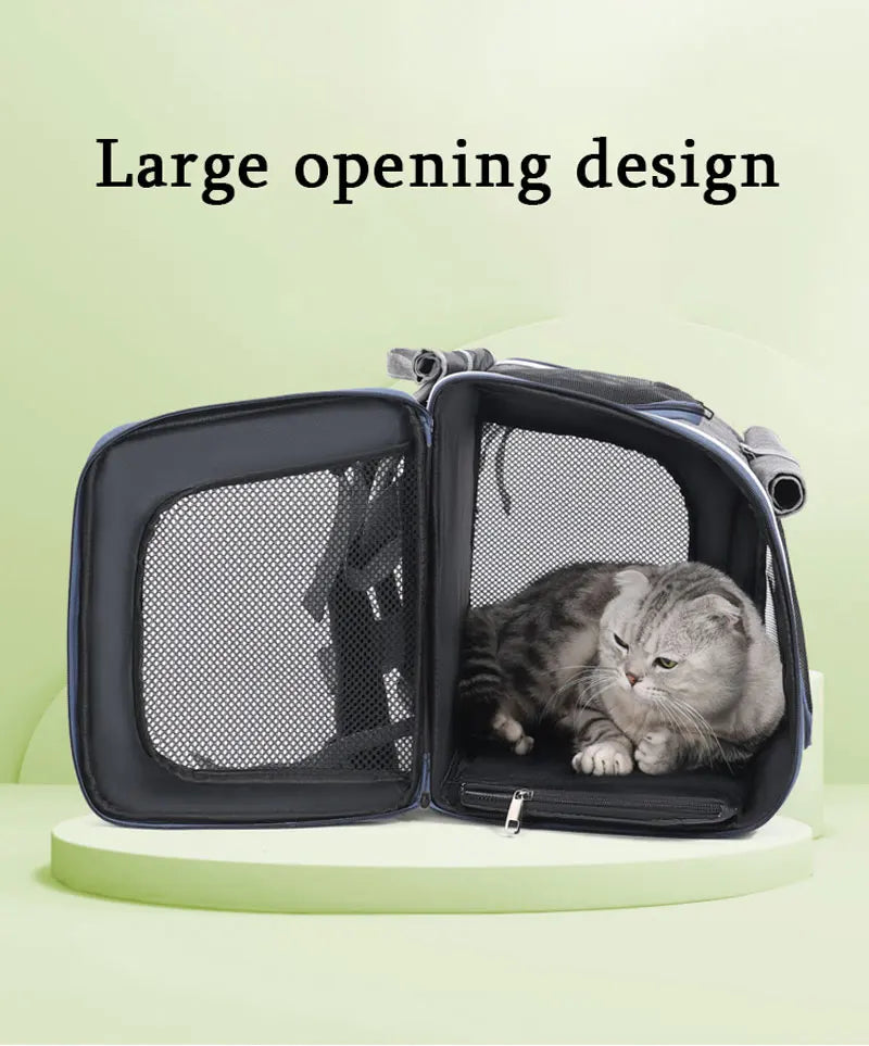 Bicycle Carrying Cat Dog Pet Bag Portable Backpack Organizer